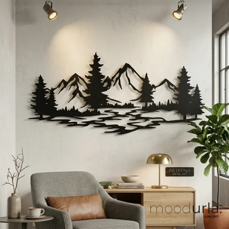 Doğa Manzara Lazer Kesim Duvar Tablosu