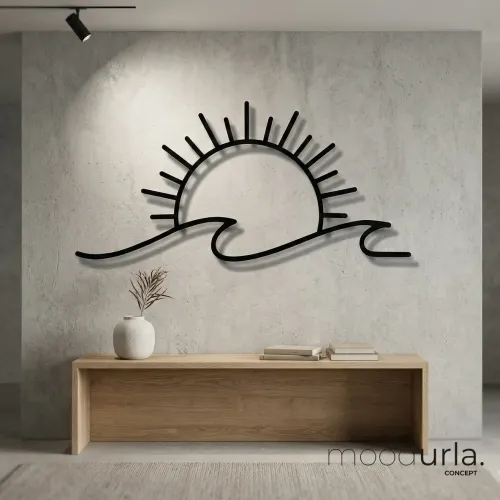 Güneş Lazer Kesim Duvar Tablosu